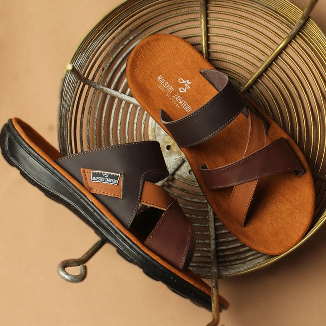 763-Sandalia artesanal | PU